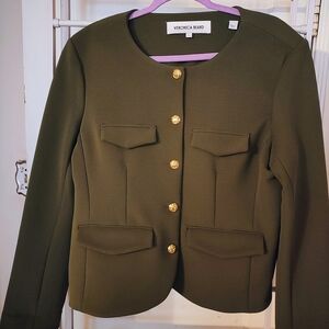 Veronica Beard Olive Green Women's Jacket